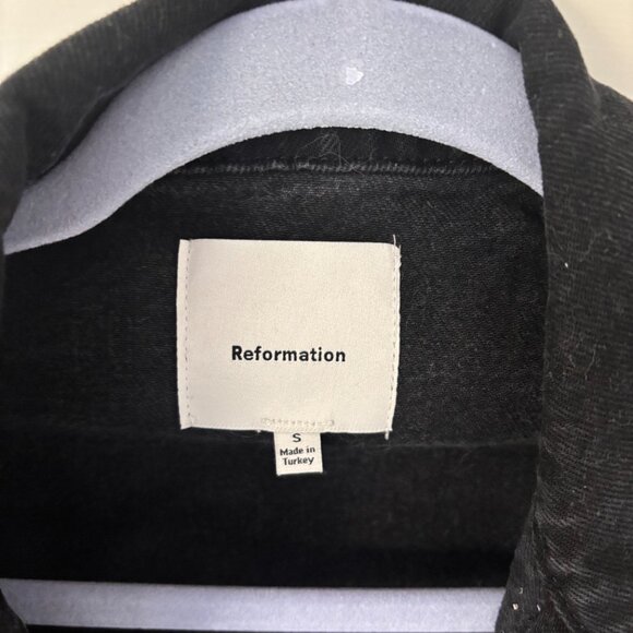 Reformation Brooks Oversized Studded Denim Jacket - Picture 5 of 5